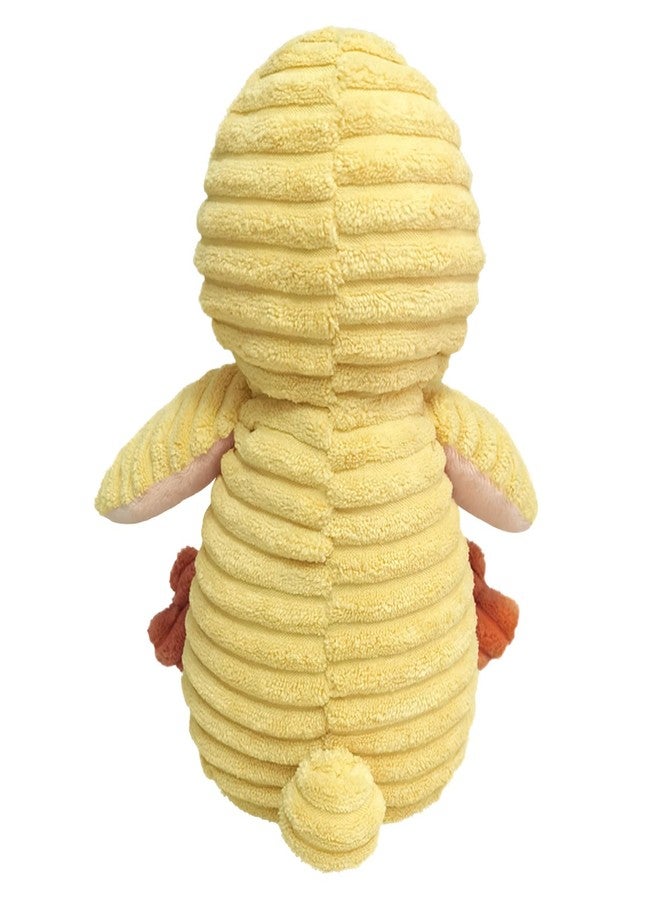 Doindute Corduroy Duck Plush Stuffed Animal, Cute Furry Yellow Duck Toy, Soft Cuddly Plushie Hugger Toy for Boys Girls, Gifts for Kids or Girlfriend, 9 Inches - Image 5